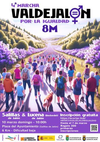 Cuarta Marcha Valdejalón por la Igualdad. 8M